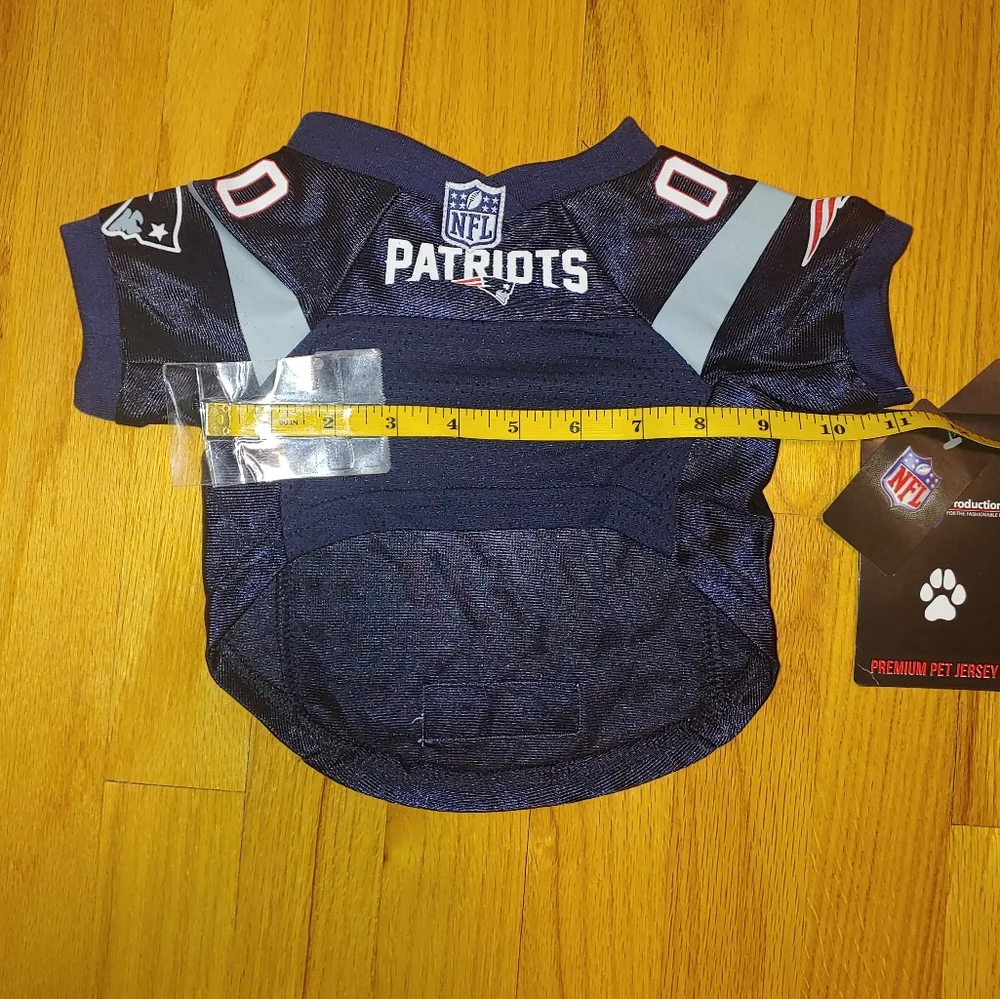 SMALL Dog Licensed Gear New England Patriots Pet Premium Football Jersey